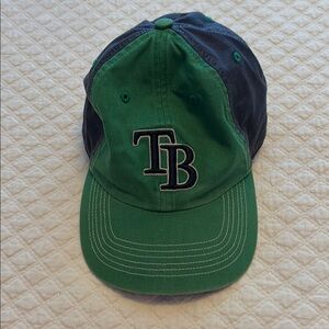 Tampa Bay Rays Green and Blue Baseball Cap shamrock OSFA